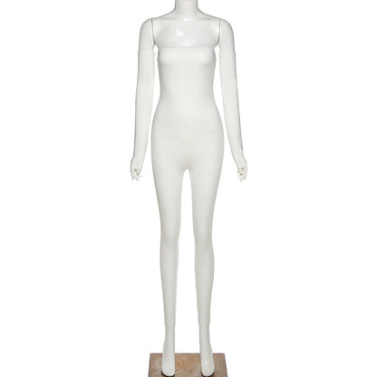 Schulterfreie Bodycon Strampler - MORCLEY