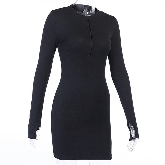 Stretch Bodycon Pencil Party Mini Dress - MORCLEY