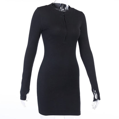 Stretch Bodycon Pencil Party Mini Dress - MORCLEY
