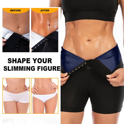 Slimming Pants Waist Trainer Shapewear Tummy Hot Thermo Sweat Leggings Fitness Workout Sweat Sauna Pants Body Shaper - MORCLEY