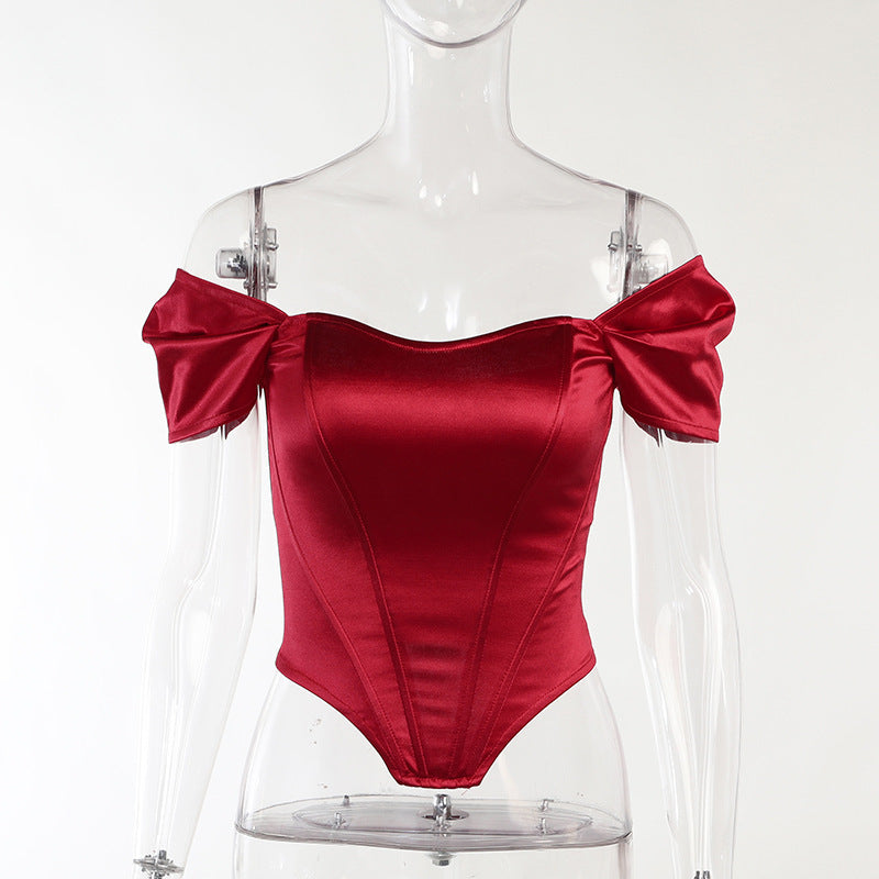 Elegant Satin Top - MORCLEY