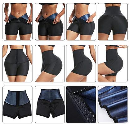 Slimming Pants Waist Trainer Shapewear Tummy Hot Thermo Sweat Leggings Fitness Workout Sweat Sauna Pants Body Shaper - MORCLEY