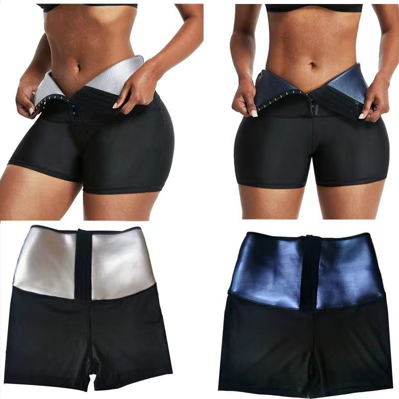 Slimming Pants Waist Trainer Shapewear Tummy Hot Thermo Sweat Leggings Fitness Workout Sweat Sauna Pants Body Shaper - MORCLEY