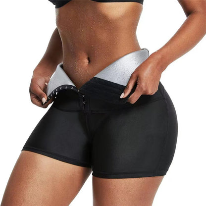 Slimming Pants Waist Trainer Shapewear Tummy Hot Thermo Sweat Leggings Fitness Workout Sweat Sauna Pants Body Shaper - MORCLEY