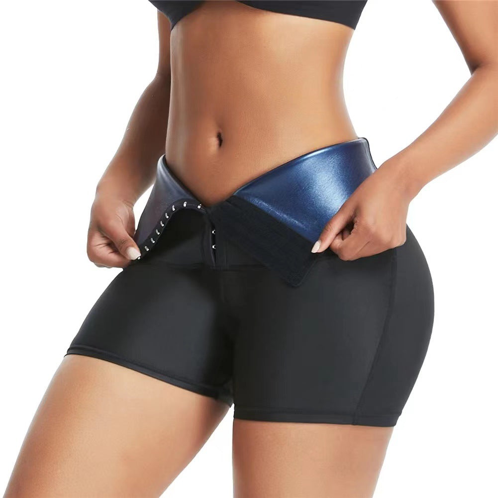 Slimming Pants Waist Trainer Shapewear Tummy Hot Thermo Sweat Leggings Fitness Workout Sweat Sauna Pants Body Shaper - MORCLEY