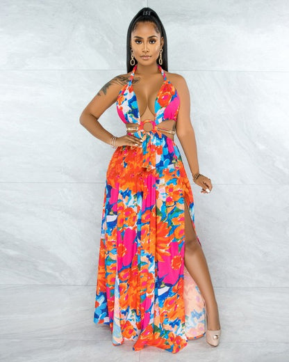 Floral Print Summer Dress - MORCLEY