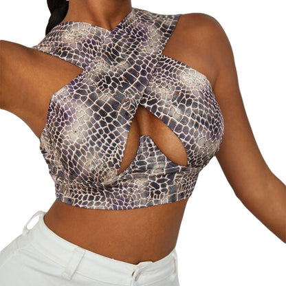 Women's Criss Cross Tank Tops - MORCLEY