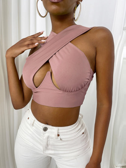 Women's Criss Cross Tank Tops - MORCLEY
