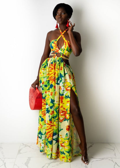 Floral Print Summer Dress - MORCLEY